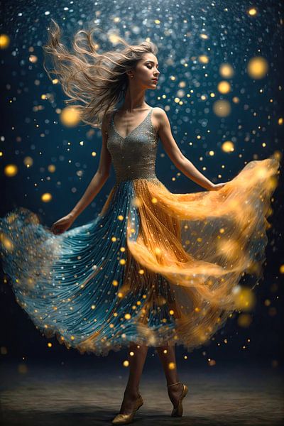A Dance of Dots, a Game of Patterns, the Luminous Journey of a Soul