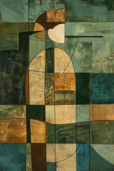Frau Abstrakt von Poster Art Shop