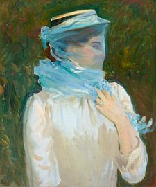 Dame mit blauem Schleier (Sally Fairchild), John Singer Sargent
