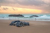 Zonsondergang bij Praia Vila de Milfontes