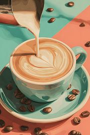 Latte-Art am Morgen von Skyfall