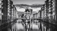 The Speicherstadt, Hamburg, in black and white by Henk Meijer Photography thumbnail