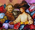 Rembrandt und Flora von Nop Briex Miniaturansicht