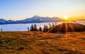Sonnenaufgang am Dachsteingebirge