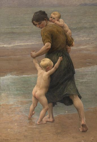 In het water. Virginie Demont-Breton.