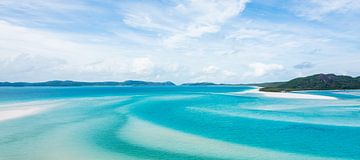 Plage de Whitehaven en Australie sur Shanti Hesse