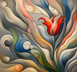 A tulip II by Kay Weber