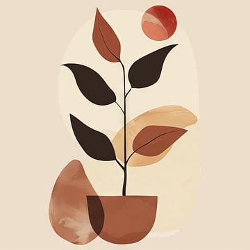 Moderne planten van Poster Art Shop