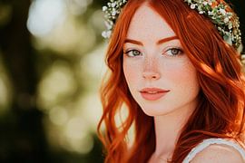 Red hair and nature by Poster Art Shop