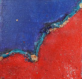 # A11 Acryl auf Leinwand, 20 x 20 x 3 cm van Erich Keller
