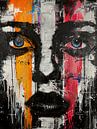 Moderne Blauwe Ogen | Acryl van ColorWorldwide thumbnail