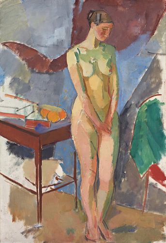 Karl Isakson - Standing female nude