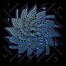 Blue fractal van Leopold Brix thumbnail
