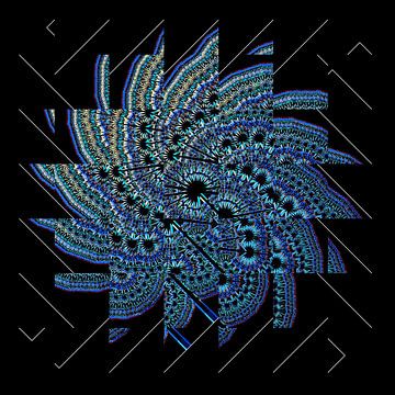 Blue fractal