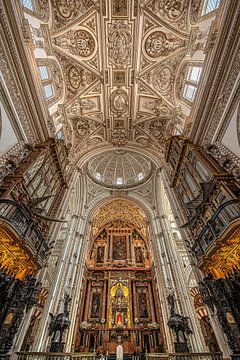 Interieur van de kathedraal van Cordoba, Spanje