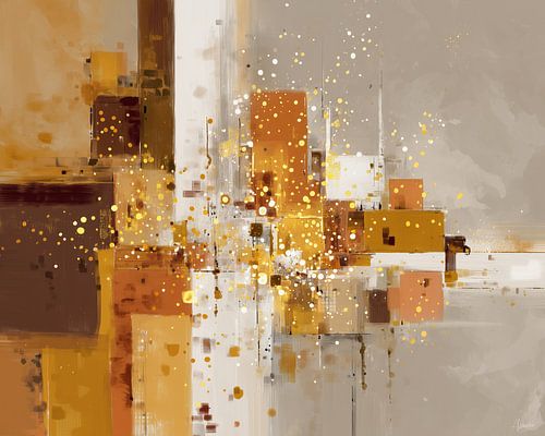 Blocs dorés | Golden Light Grid