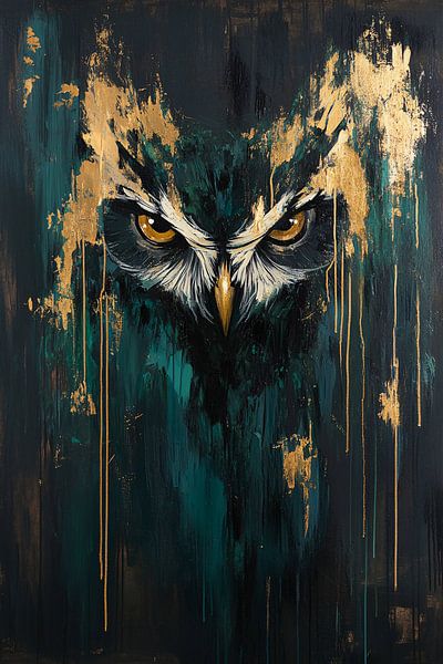 Powerful gaze of an owl by Imperial Art House
