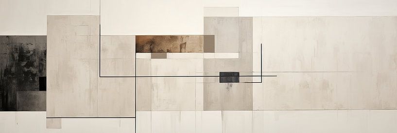 Beige abstrait par Peinture Abstraite