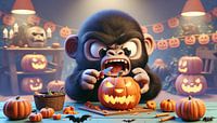Gorilla's griezelige pompoensnijwerken van artefacti thumbnail