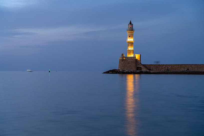 The Venetian lighthouse of Chania by Peter Schickert