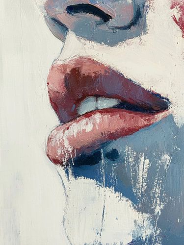 Modernes abstraktes Porträt