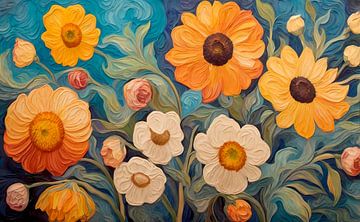 Bloemblaadjes in beweging van Georgia Chagas