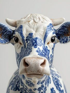 Koe in delfts blauw van KoeBoe