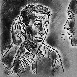 Ein guter Zuhörer braucht nur ein halbes Wort ( Sprichwort / Sprichwort ) von Jose Lok