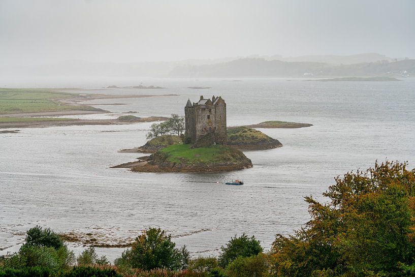 Castle Stalker Schotland van Ab Wubben