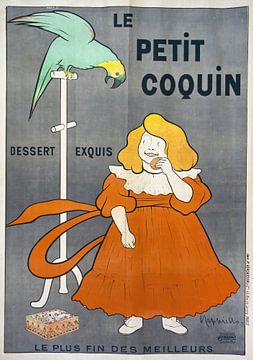 Leonetto Cappiello - Le petit coquin, dessert exquis (1900) van Peter Balan
