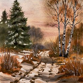 Aquarel part 248 van Tania Perneel