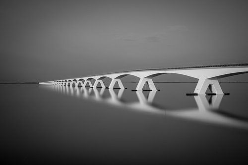 Zeeland bridge over the Eastern Scheldt