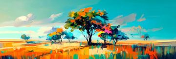 Savannah Landscape by Harry Hadders