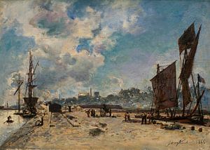 Quay at Honfleur, Johan Barthold Jongkind