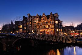 Blue Hour at the Brouwersgracht by Captured by Demmy