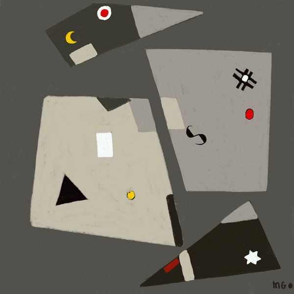 Abstract bird by Martin Groenhout