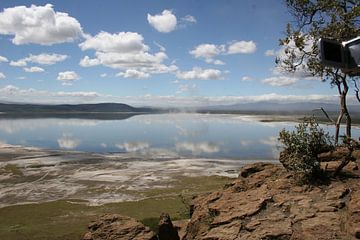Lake in Kenia van Willy Sybesma