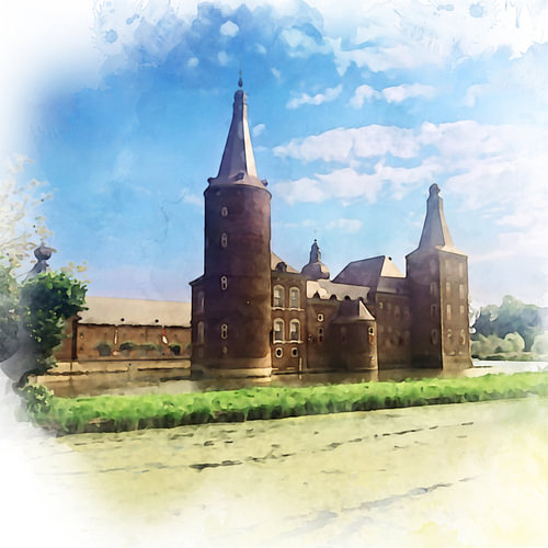 Kasteel Hoensbroek, Hoensbroek, Limburg.