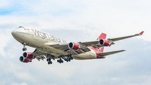 Avion de ligne Boeing 747-400 de Virgin Atlantic.