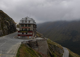 L'hôtel Belvédère au col de la Furka sur Edwin Kooren