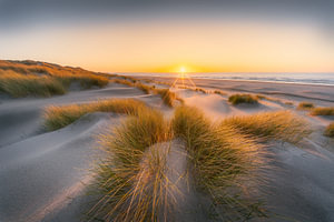 Avondgloed op Terschelling.