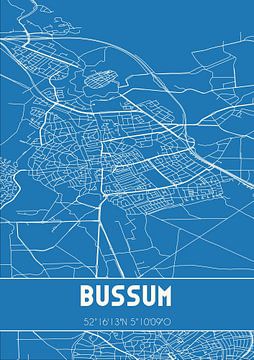 Blueprint | Map | Bussum (North Holland) by Rezona