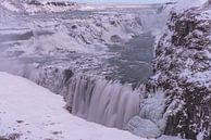 Frozen Gullfoss (2) van Andreas Jansen thumbnail