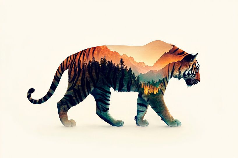 Nature in the tiger by Poster Art Shop