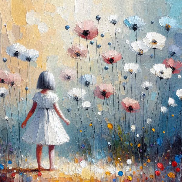 Flower girl by Kay Weber
