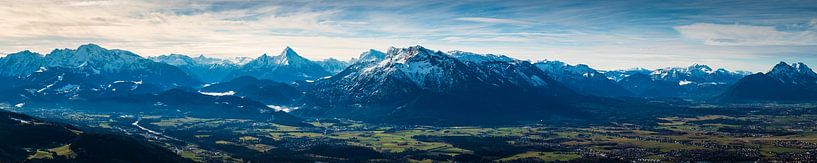 Bavarian Prealps with Watzmann by Martin Wasilewski
