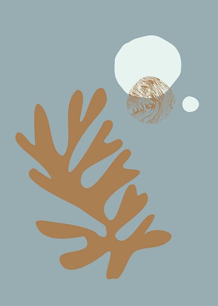 Inspired by Henri Matisse Seaweed and Coral by Mad Dog Art