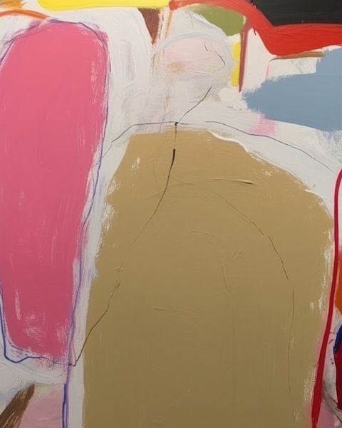 Colourful modern abstract by Studio Allee