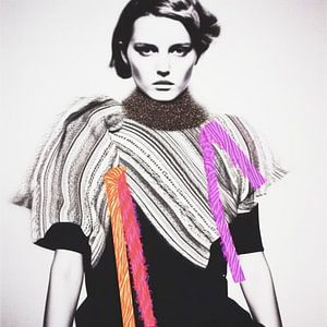 Modernes Porträt / Collage