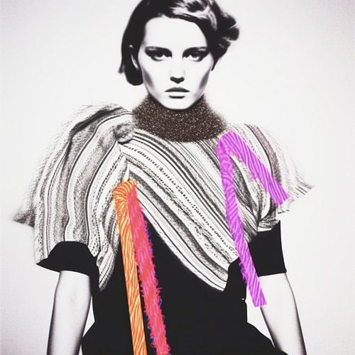 Modernes Porträt / Collage